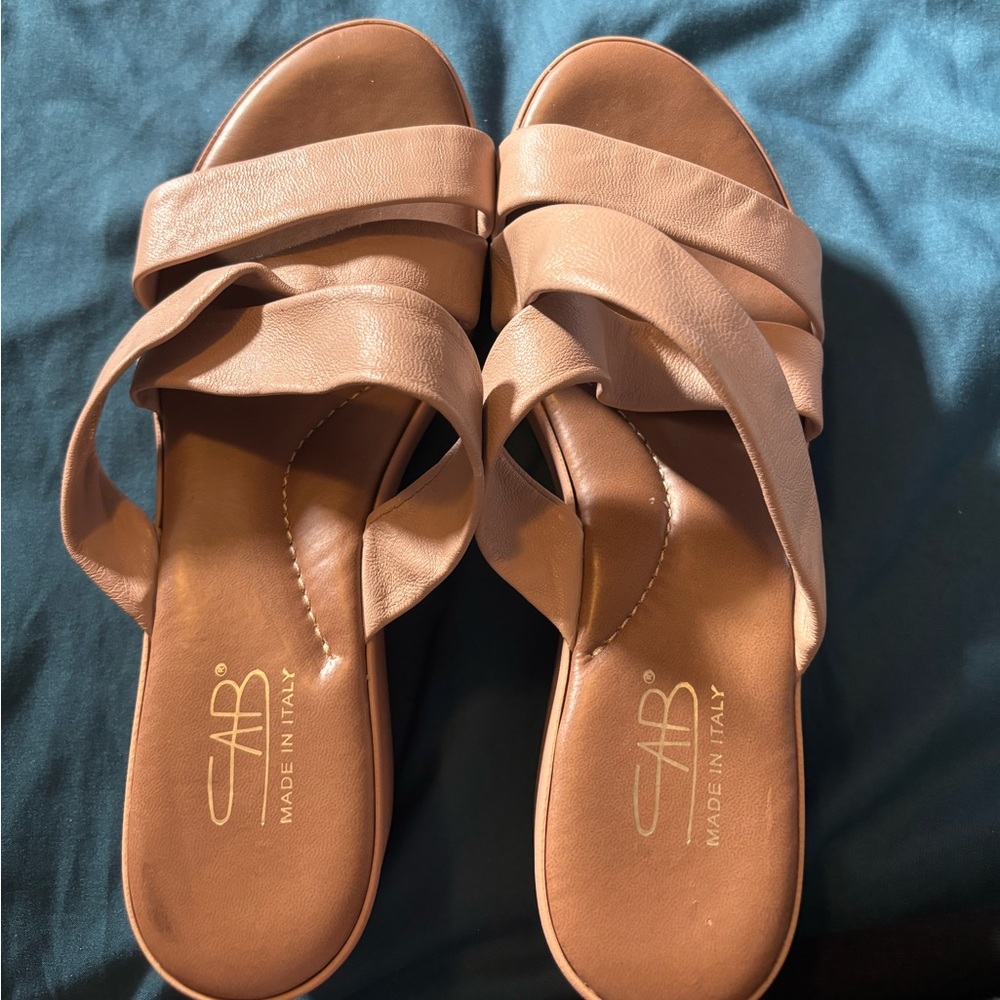 Sab Leather Platform Sandals